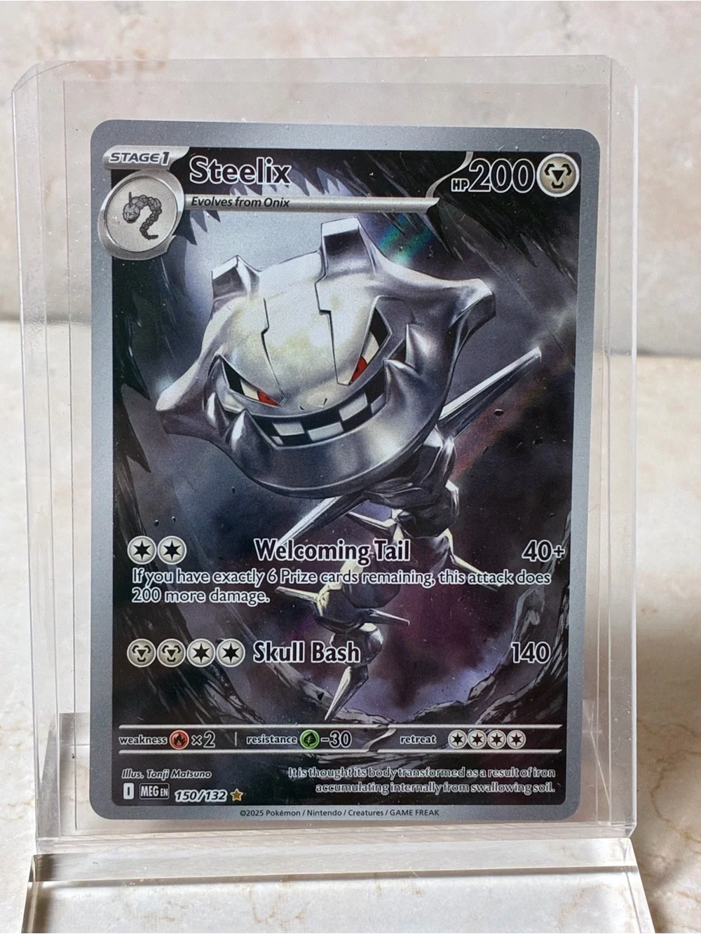 Steelix Pokémon TCG Holo Card - 150/132